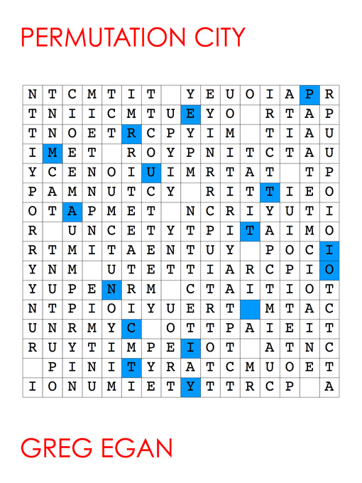 Title details for Permutation City by Greg Egan - Wait list